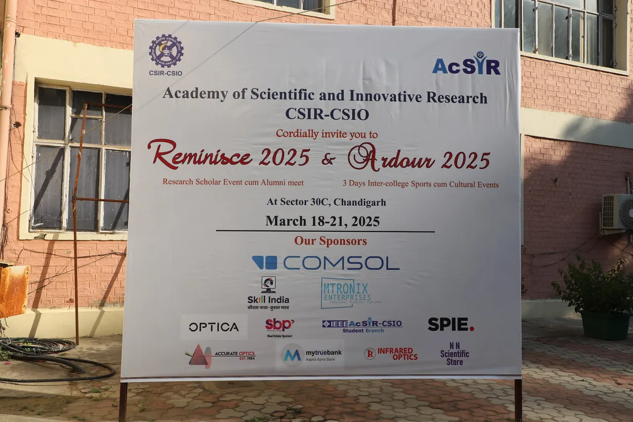 The Reminisce 2025 and Ardour 2025 welcome board listing sponsors