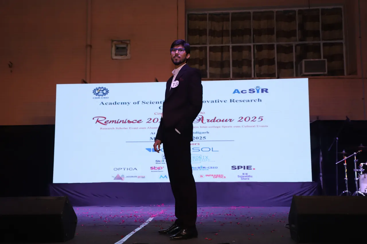 A participant in black on the ramp